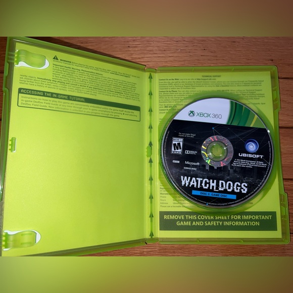 Watch Dogs for XBox 360 video game disc - Picture 2 of 3